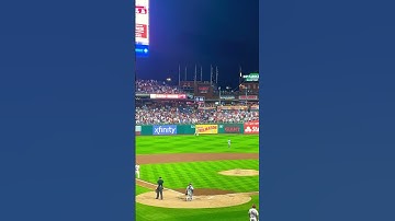 Bryson Stott helps Phillies run the numbers up on the Twins with a sacrifice fly. Trea Turner scores
