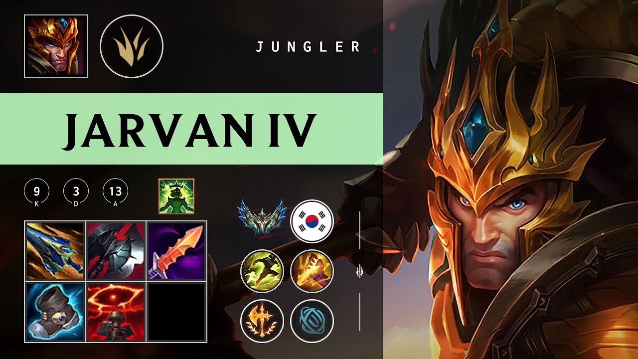 Jarvan IV Jungle vs Nidalee - KR Challenger Patch 26.03