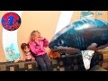 ✔ Летающая акула в комнате у Ярославы / Air Swimmers Remote Flying Fish shark / Video for kids ✔