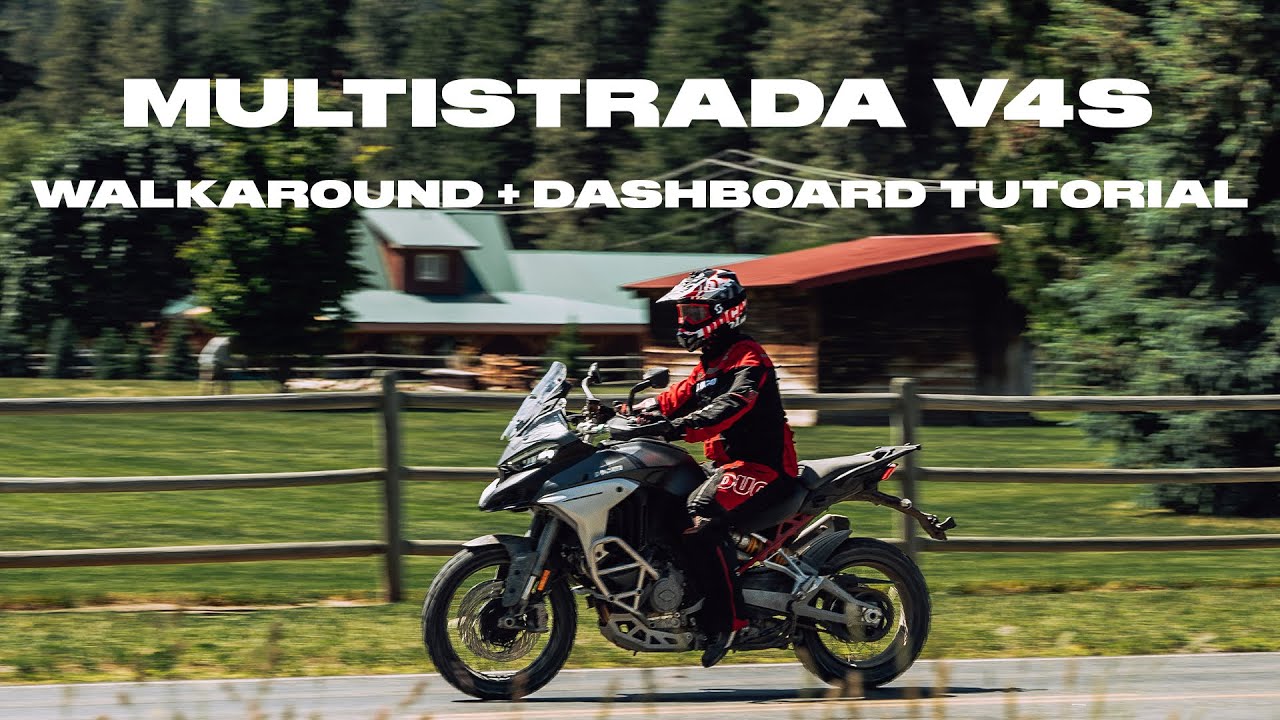 2021-2023 Ducati Multistrada V4S Walkaround + Dashboard Tutorial