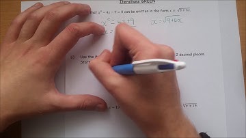 Iterations GCSE Exam Question