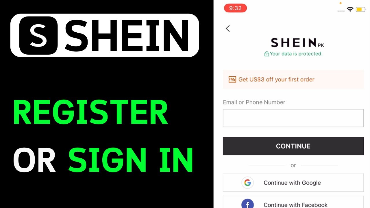 How To Login or Register Shein Account - YouTube