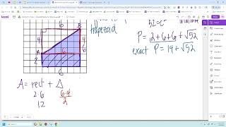Unit 6 Lesson 6 - Perimeter &amp; Area on Grid