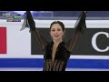 Elizaveta tuktamysheva  free skate  figure skating world championships 2021  bbc english