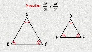 Equiangular Triangles are Similar- Proof