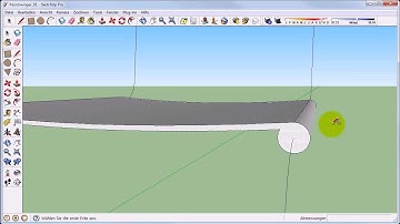 how to model a simple chair in sketchup 2/4 - tutorial (freischwinger)