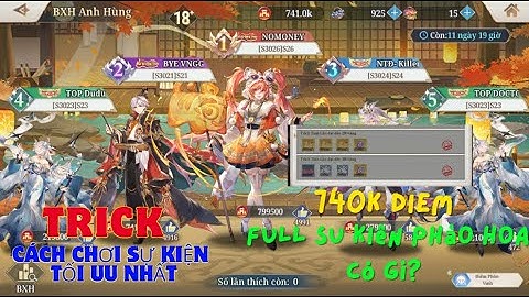 Tam Quốc Huyễn Tướng VNG - FULL 350 TẦNG SỰ KIỆN PHÁO HOA - TRICK CHƠI SỰ KIỆN SAO CHO TỐI ƯU NHẤT