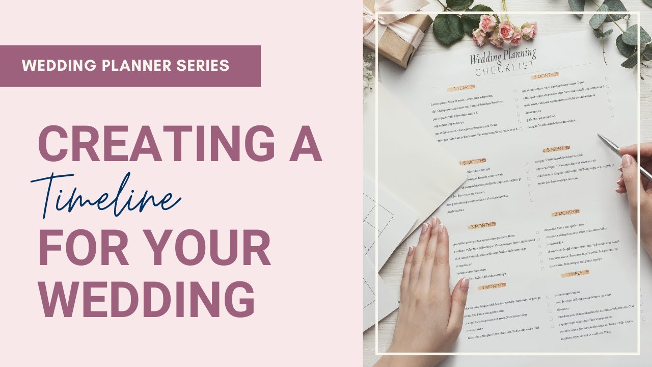 Creating a Wedding Timeline