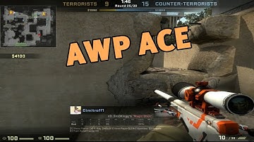 CS:GO - AWP ASIIMOV ACE - DUST 2