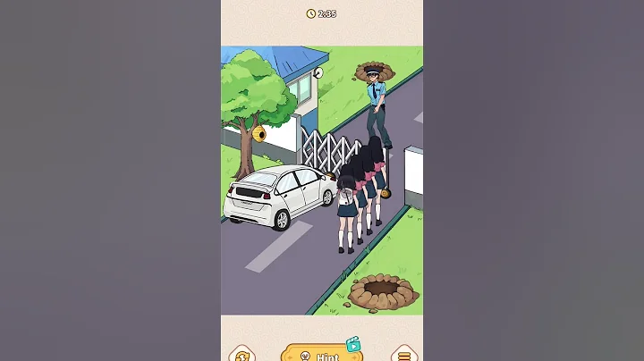 Help student avoide the security guard sight👮👩‍🎨(level 16) #games #brainy #viral #trending #shorts