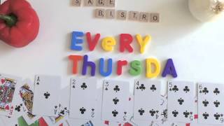 SAGE BISTRO: Weekly Game Night & Live Music