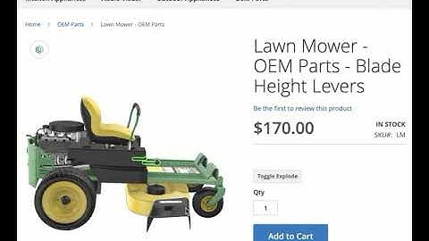 3D Configurator for Tractor Demo