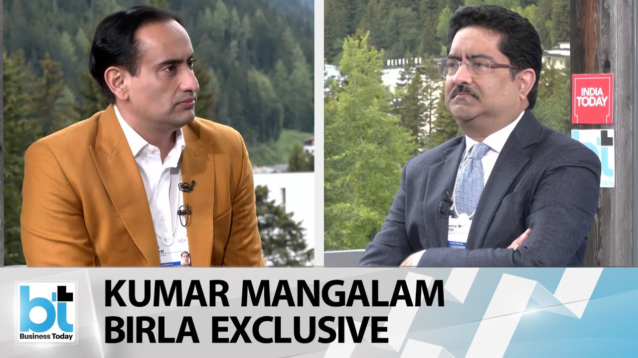 Catching up with the Chairman, Aditya Birla Group at WEF, Davos
