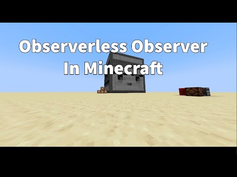 I made Observerless Observers In Minecraft - YouTube