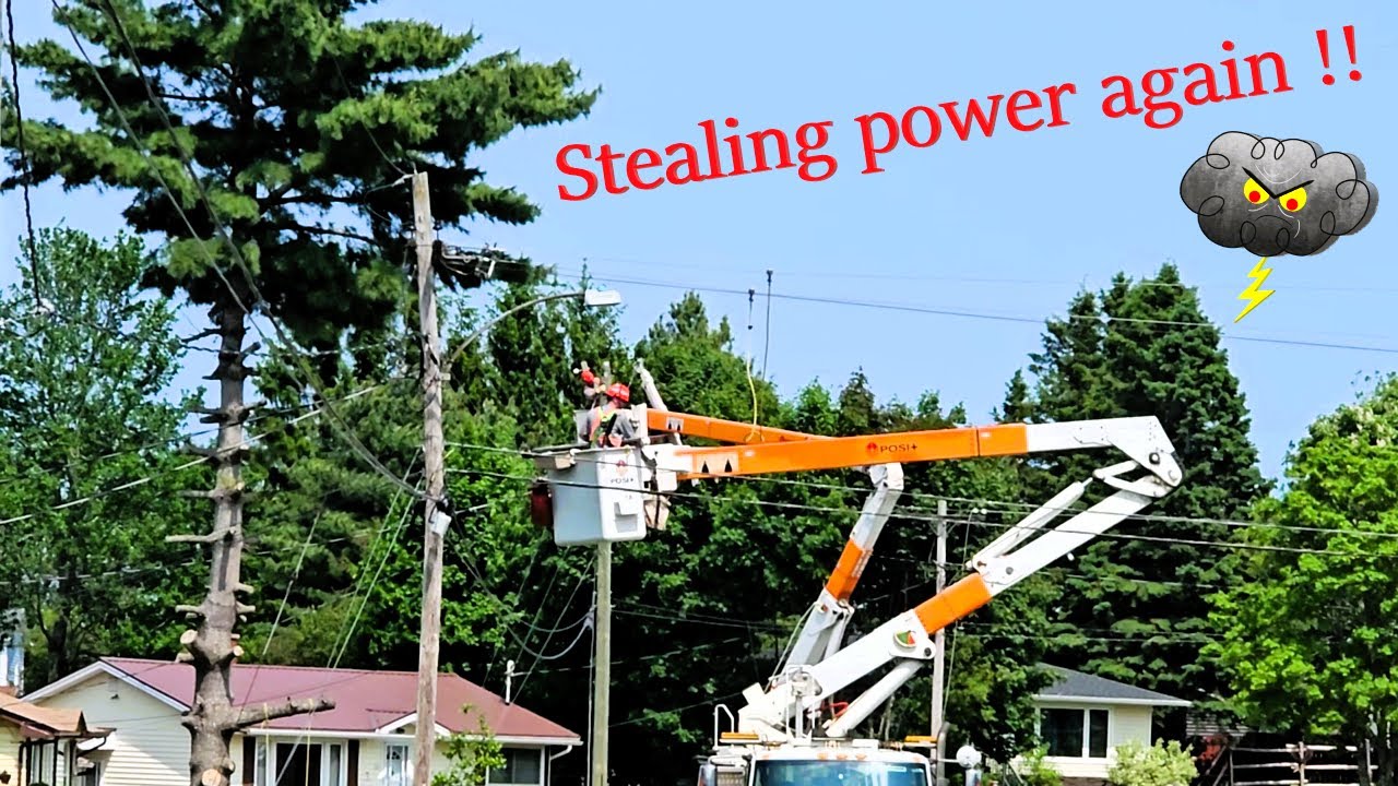 Botched transformer Heist - Stealing power - Rotten crossarms!