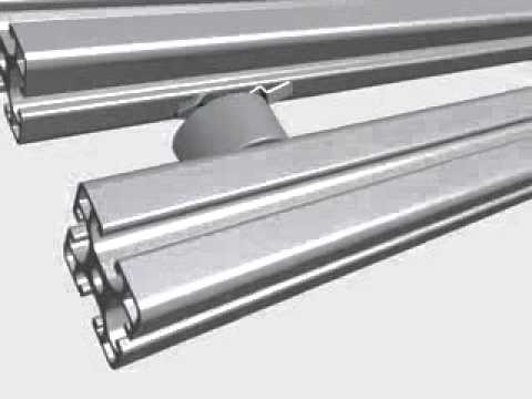 Klick fastening sets for easy profile mounting (item Industrietechnik GmbH) (22387) processing reference