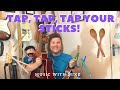 Interactive childrens music  tap tap tap your sticks