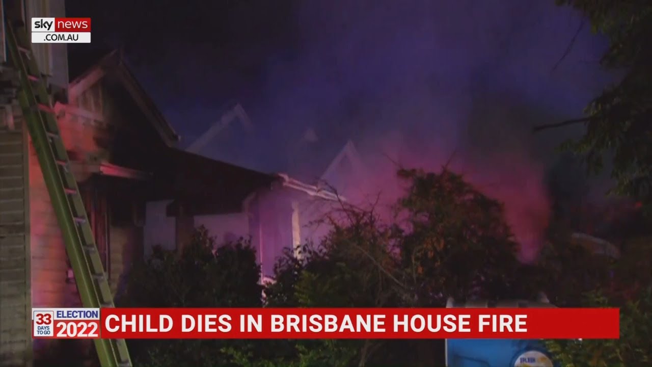 Child dies in Brisbane house fire