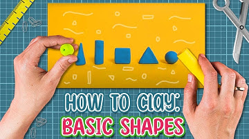 🔺 SURPRISINGLY EASY Way to Make 3D Basic Shapes Out of Clay!