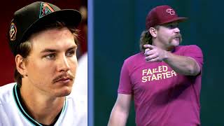 Andrew Chafin offers life advice while shagging fly balls