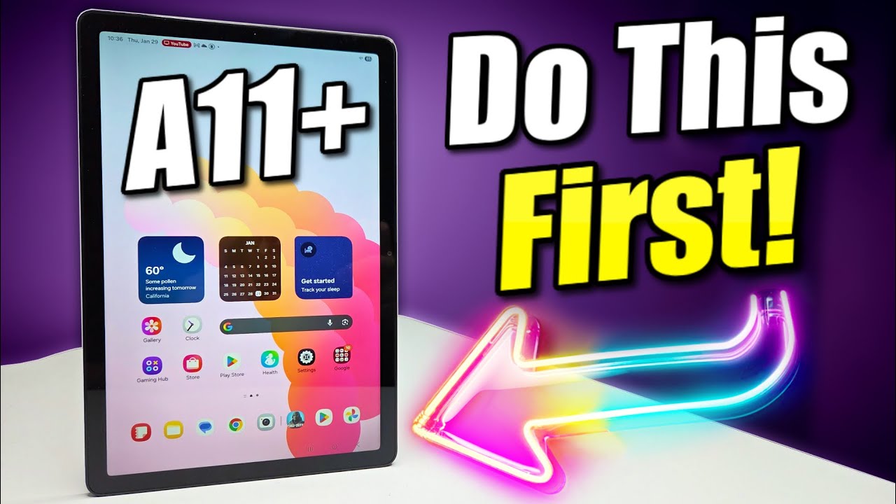 Samsung Galaxy Tab A11+ | Что нужно сделать в первую очередь! (Советы и рекомендации)