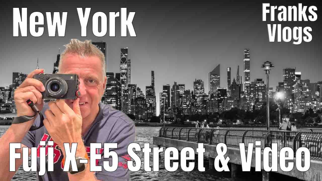 New York Fujifilm  X-E5 Street, Cevapcici und Bier am Eastriver