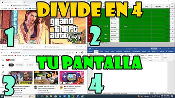 Como Dividir tu Pantalla en 2 o 4 Ventanas en una Laptop o PC con Windows 10 & 11 SUPER FÁCIL