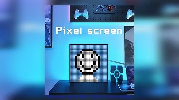 Smart LED Matrix Pixel Display RGB DIY Graffiti Bluetooth App Control Art Display For Gaming Ro