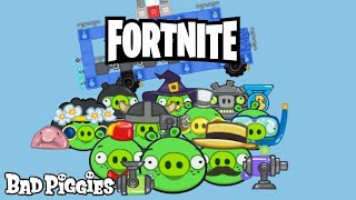 Fortnite in Bad Piggies! Round 1 of the game! screenshot 4