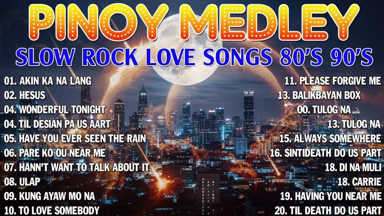Slow Rock Love Song Nonstop 2026 | Nonstop Slow Rock Pinoy Medley | Rock Ballads 70s 80s 90s