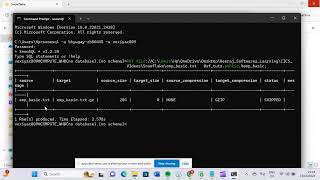 Informatica(IICS) :- Snowflake Data load UI, SNOWSQL 7