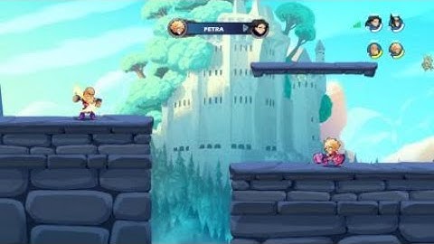 Brawlhalla 2v2   Petra and Wu Shang vs Chun-Li (Wu Shang) and Brynn