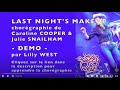 Demo last nights makeup de caroline cooper  julie snailham enseigne par lilly west