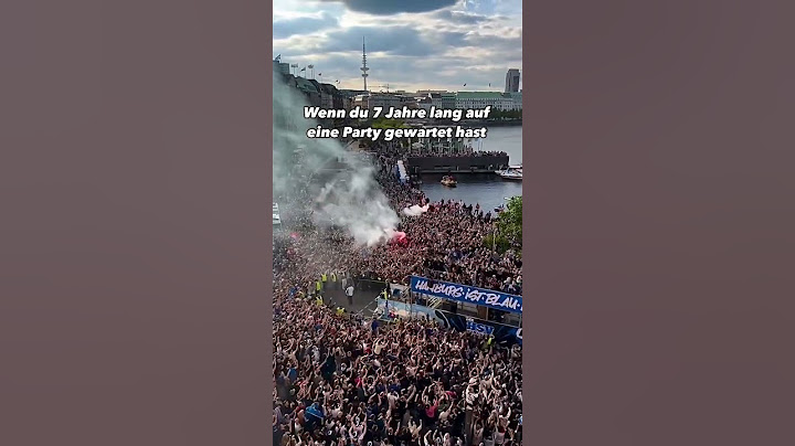 HAMBURG IST BLAU-WEIß-SCHWARZ - WAS FÜR EINE WILDE PARTY UNSER AUFSTIEG #HSV #AUFSTEIGER2025