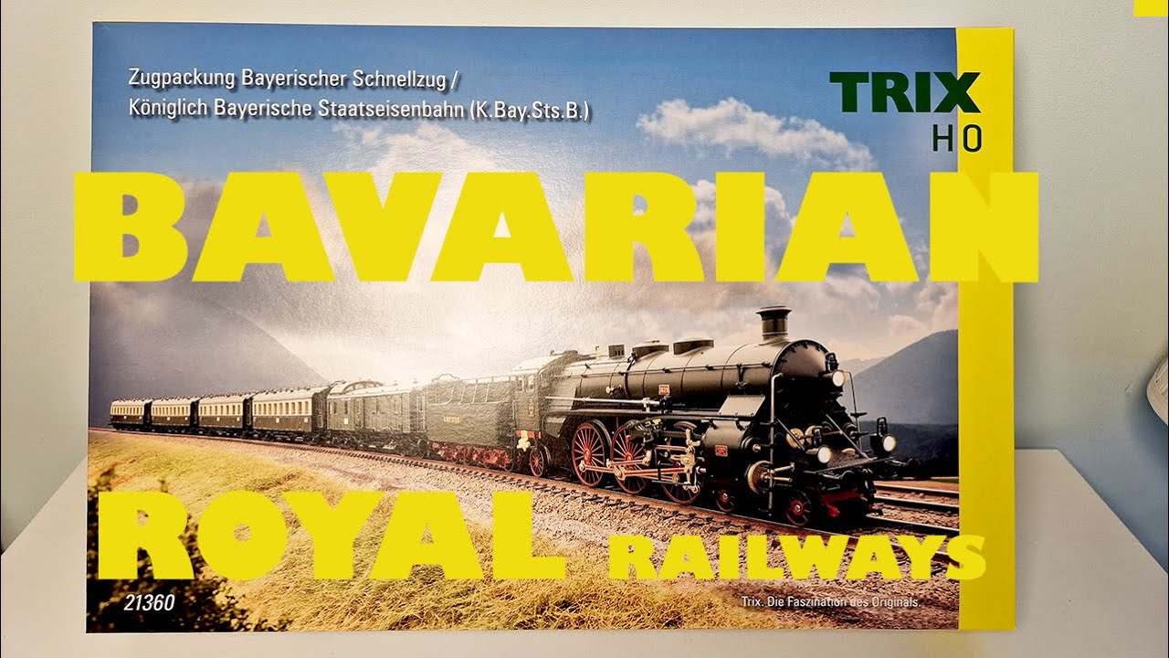 TREN EXPRESO BAVARO K BAY STS B  TRIX 21360 SONIDO mfx #trix  #modelleisenbahn #trenes