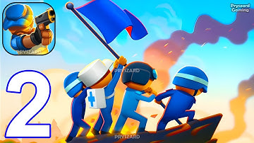 Squad Draw - Gameplay Walkthrough Part 2 Squad Draw Army Commander, Tank Upgrade - Android Gameplay