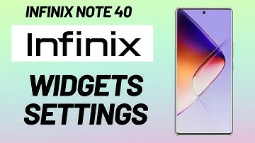 Add Widgets to home screen infinix note 40 || How to add widgets || Widgets settings