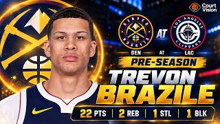 Trevon Brazile - 22 Points, 2 Rebounds vs Clippers - 2026-27 Preseason