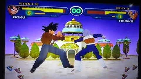 Dragon Ball Z Budokai(Gamecube)-Goku vs Trunks IV