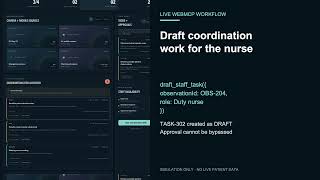 Care Command Center + WebMCP | Doctor-Led Hospital Coordination Demo