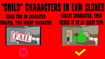 "Child" characters in LVM clones