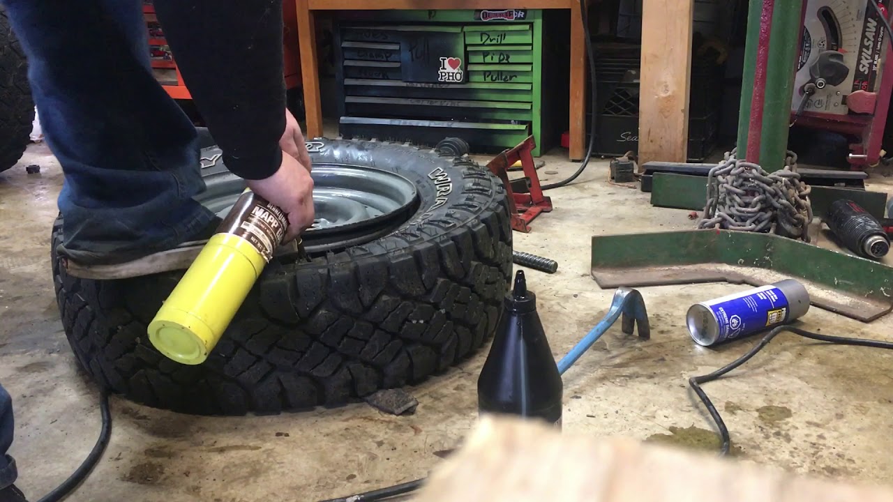 Seating a Tire Bead With Propane - YouTube