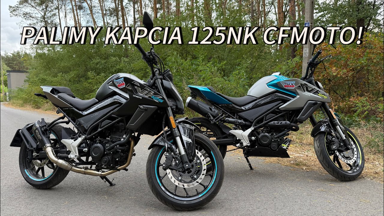 TUNING CFMOTO 125NK Mapa program na 15 koni. Hit sprzedaży? Motocykl na kat. B 125 CF MOTO NK wydech