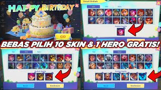 CARA DAPAT HADIAH ULANG TAHUN DI MOBILE LEGENDS - 10 SKIN & 1 HERO BEBAS PILIH!! | MOBILE LEGENDS screenshot 4