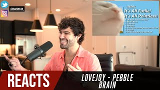 Producer Reacts to LOVEJOY - Pebble Brain (reupload)