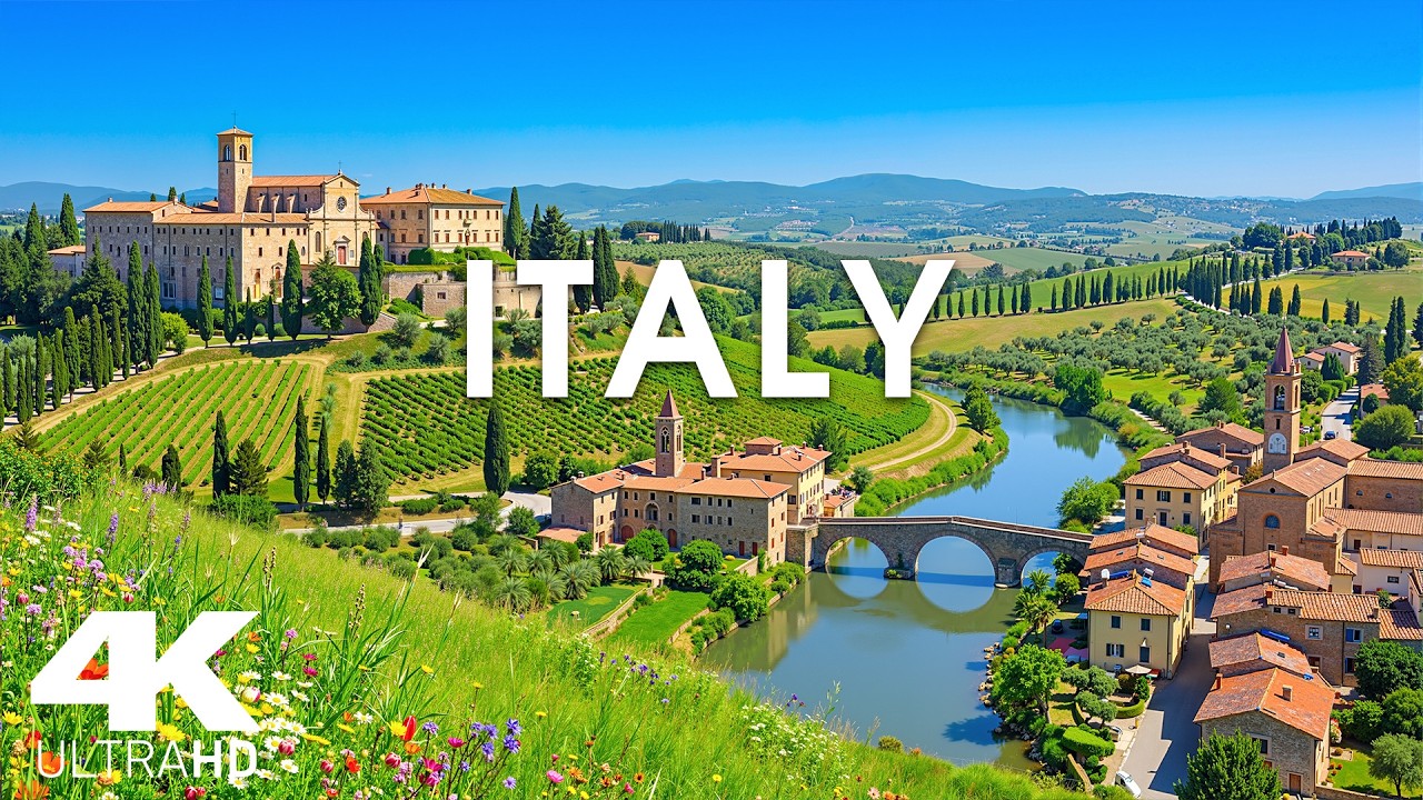Italy 4K | Timeless Italy – Majestic Alps, Ancient Villages & Quiet Mediterranean Horizons