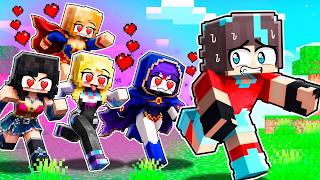 SUPERHERO GIRLS Fell in Love with ME in Minecraft!😱😍