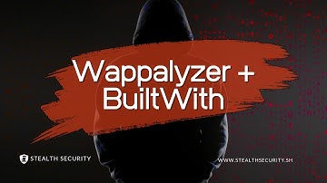 Web Recon for Bug Bounty  | Wappalyzer analysis | BuiltWith Walkthrough | Stealth Security