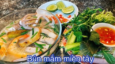 Công Thức : Bún Mắm Miền Tây Quê Linh : Có Nước Cốt Dừa Béo Đậm Vị Miền Tây, Ngon Xuất Sắc
