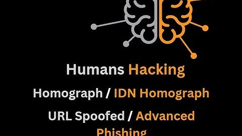 What is homograph  idn homograph attack & Spoofed URL Attack